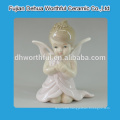Hot selling ceramic angel ornaments,decorative angel statue for custom